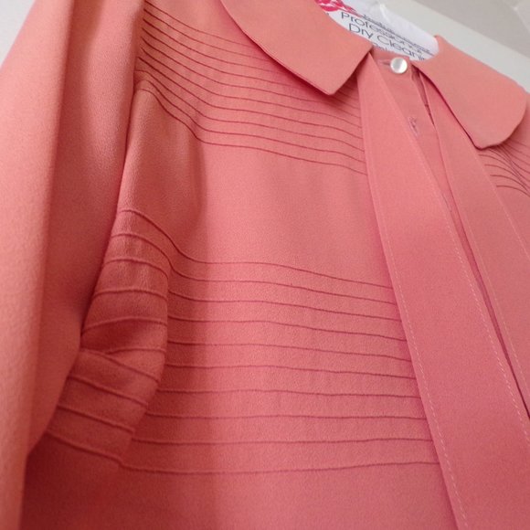 VINTAGE Cacharel Women's Peach Blouse - Picture 4 of 16